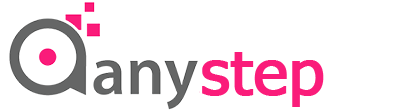 Anystep logo menu